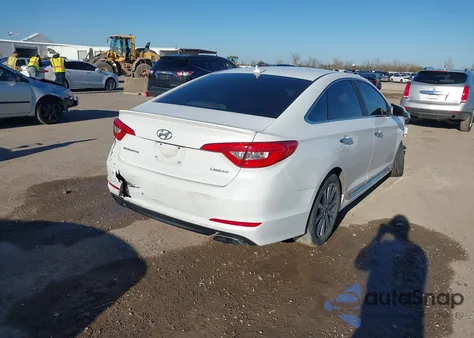 2016 Hyundai Sonata Limited из США, поврежденный, VIN 5NPE34AF7GH307346